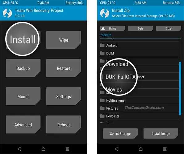 Install Honor 8 Pro Android Oreo Update using TWRP