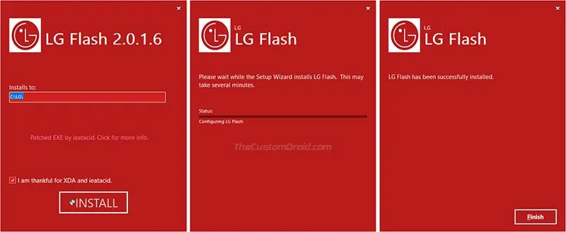 Install LG Flash Tool on Windows PC