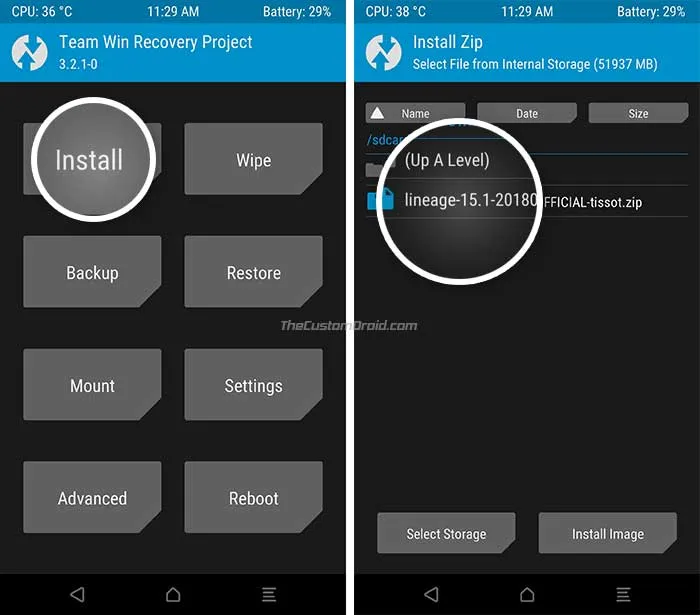 Install LineageOS 15.1 on Xiaomi Mi A1 using TWRP - 1