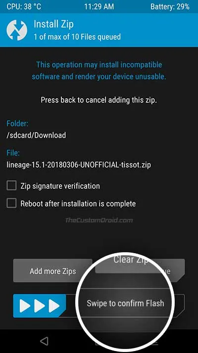 Install LineageOS 15.1 on Xiaomi Mi A1 using TWRP - 2