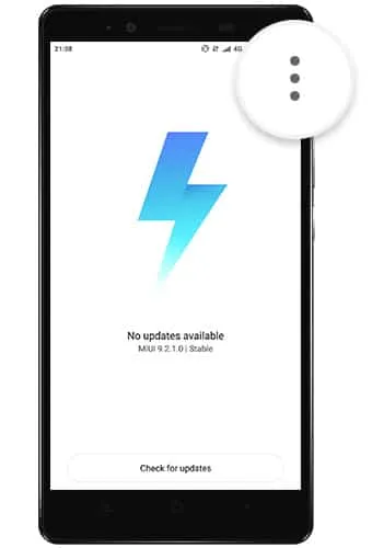 Install MIUI Recovery ROM - Open Updater App