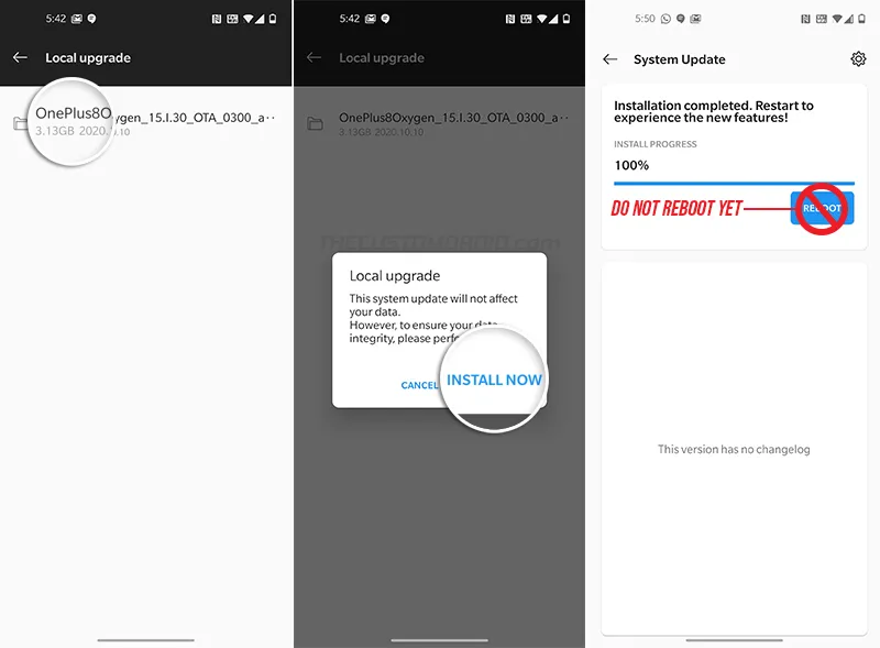 Install OxygenOS 11 OTA update on your Rooted OnePlus 8/8 Pro