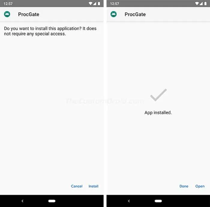 Install ProcGate app by topjohnwu