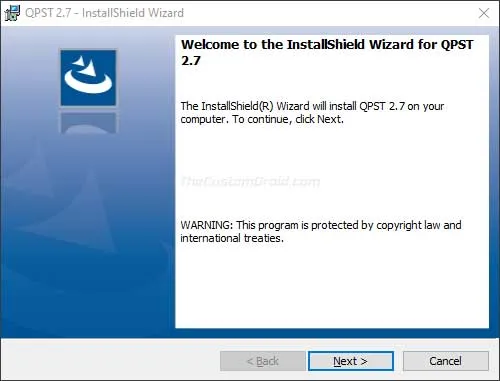 Install QPST Tool on Windows PC - 02