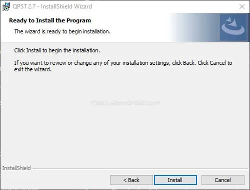 Install QPST Tool on Windows PC - 06