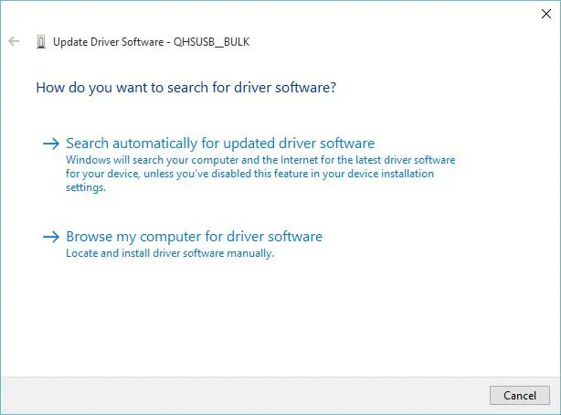 Install Qualcomm HS-USB QDLoader 9008 Drivers - Manual Method - Update Driver Software