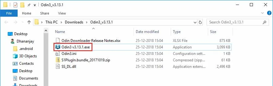 Install Samsung Galaxy S9/S9+ Android Pie Update - Launch Odin Flash Tool