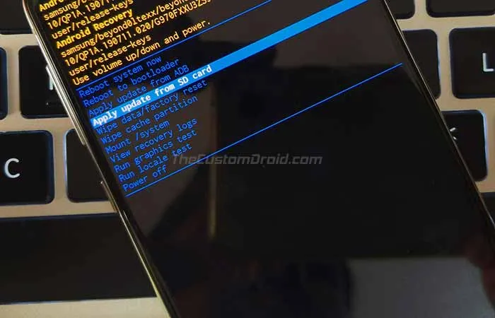 Install Samsung Galaxy S10/S10+/S10e Android 10 (One UI 2.0) Update using Stock Recovery
