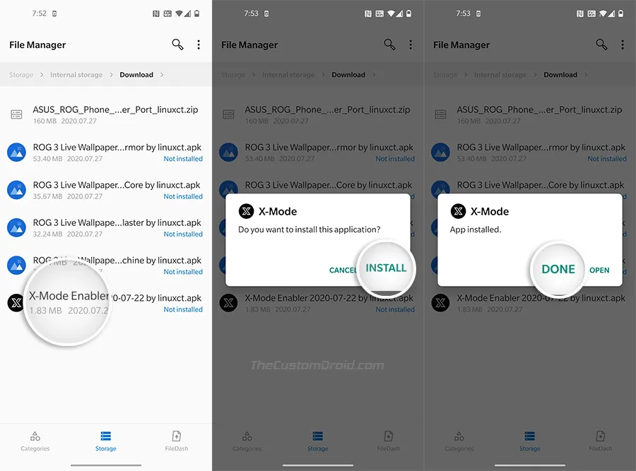 Install X-Mode Toggler APK on your Android Device