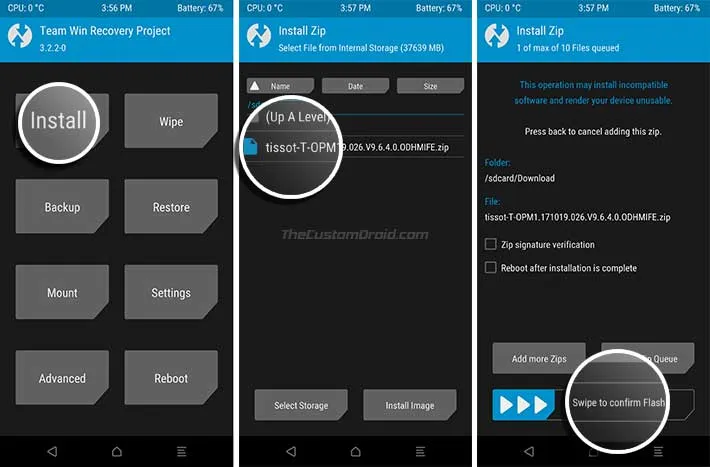 Install Xiaomi Mi A1 9.6.4.0 Oreo Update using TWRP Recovery-1