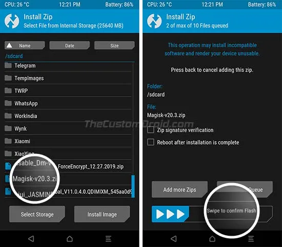 Flash Magisk to Root Xiaomi Mi A2 on Android 10