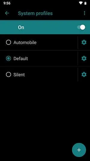 System Profiles in LineageOS 16
