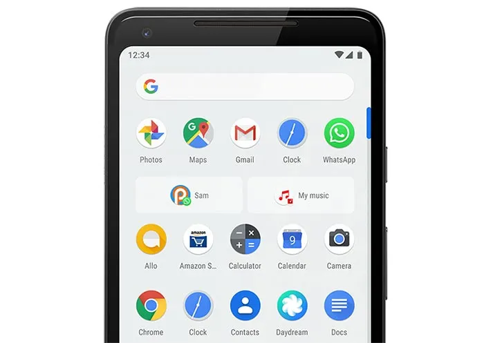 List of Android 9 Pie Ports - Android Pie Features - App Actions and Slices