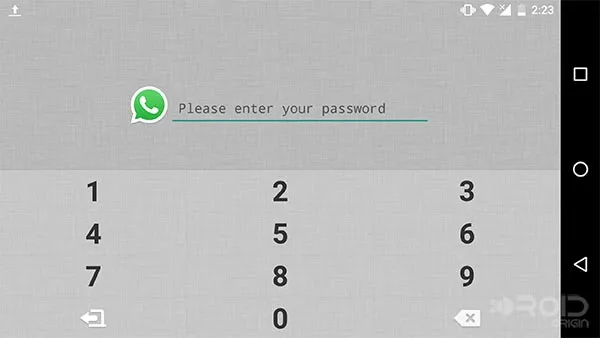 Lock WhatsApp