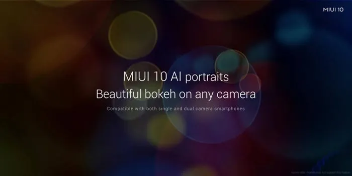MIUI 10 Features - AI Portrait