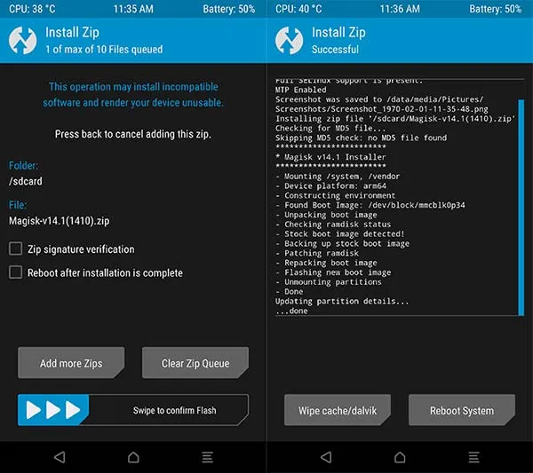 Magisk 14.1 Update - TWRP Installation