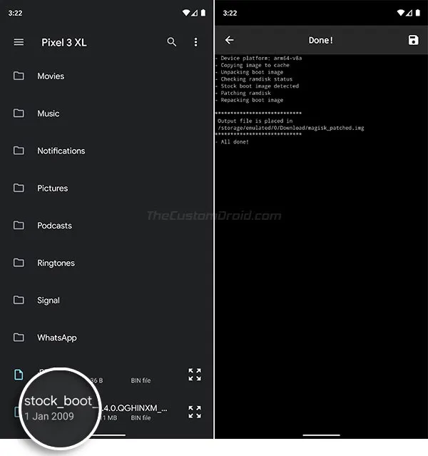 Magisk Manager patching Poco X2/Redmi K30 Stock Boot Image