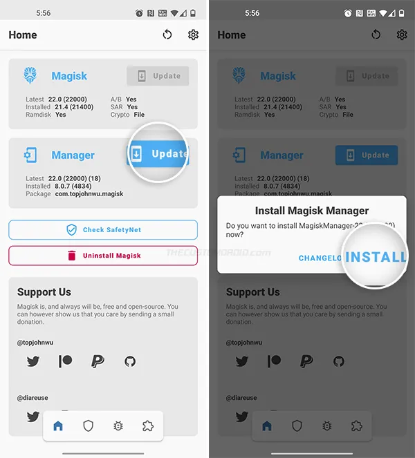 Update Magisk Manager to new Magisk App