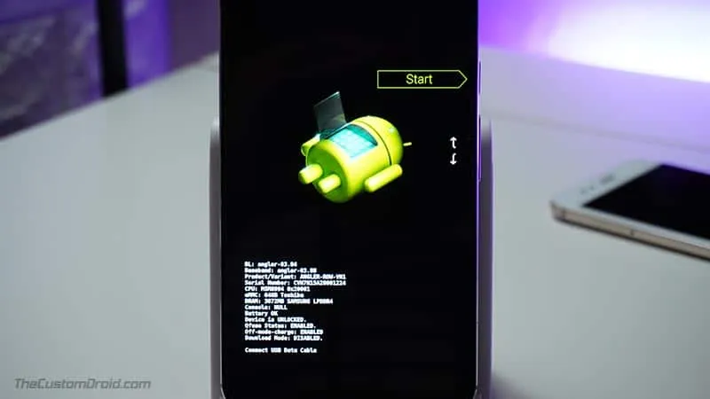 LG Nexus 5X Bootloader Mode