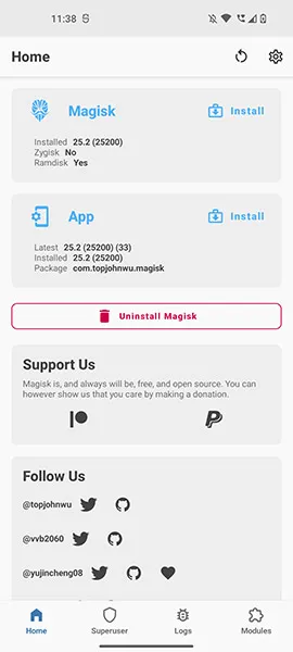 Nothing Phone 1 successfully rooted with Magisk