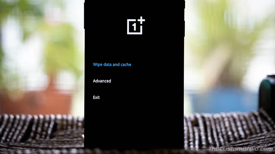 Factory Reset OnePlus 8 using Stock Recovery