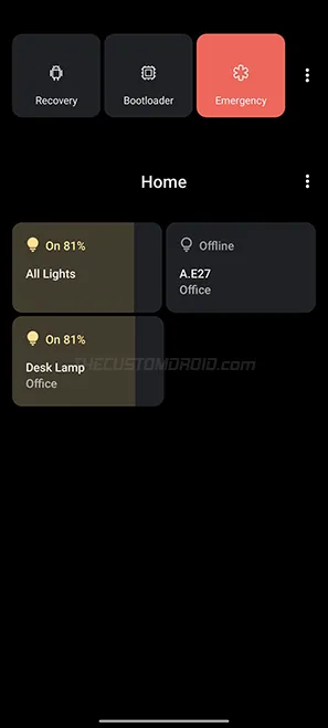 Enter Fastboot/Recovery Mode on OnePlus 8T using Advanced Reboot Menu