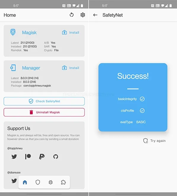 OnePlus 8T successfully rooted with Magisk