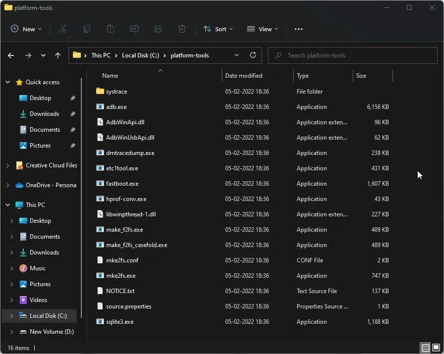 Set up Android Platform-tools on your computer