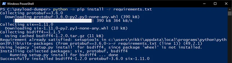 Install Payload Dumper Dependencies