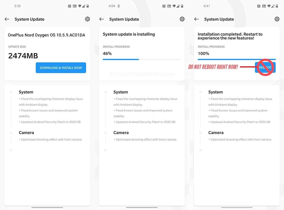 Install OxygenOS OTA update on Rooted OnePlus Nord
