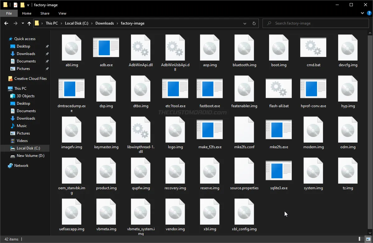 Extracted OxygenOS Factory Image Files