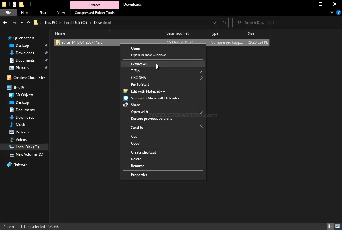 Extract decrypted OxygenOS firmware on the computer