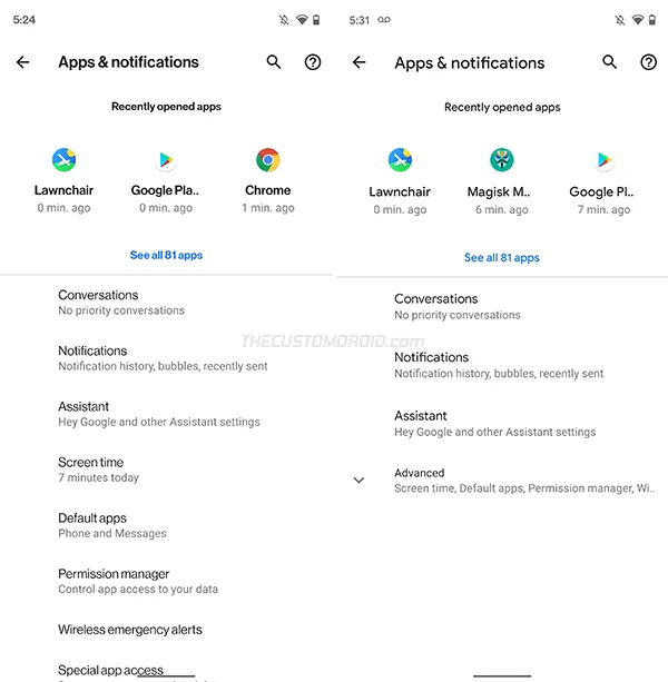 OnePlus Sans font on Pixel 3 XL vs Roboto