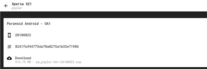 Paranoid Android Oreo ROM - New Versioning