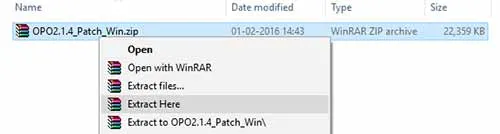 OxygenOS Patch Files Extraction Files 