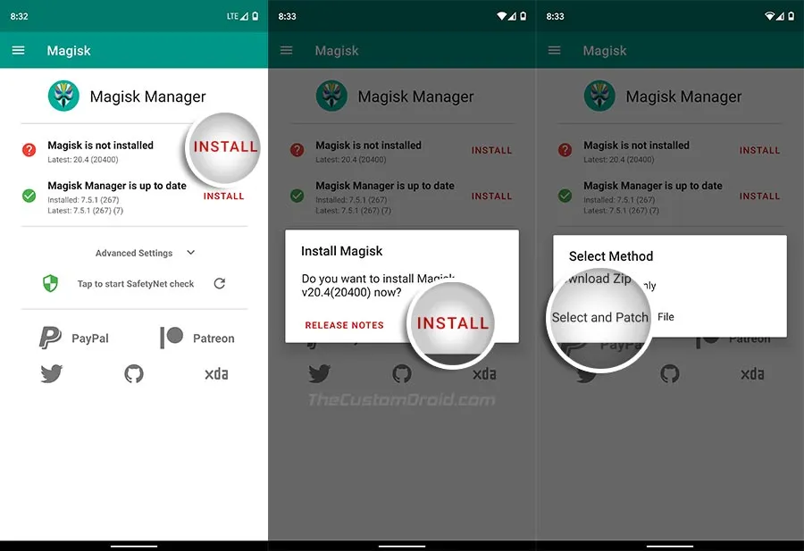 Patch Stock Boot Image via Magisk Manager on ROG Phone 2
