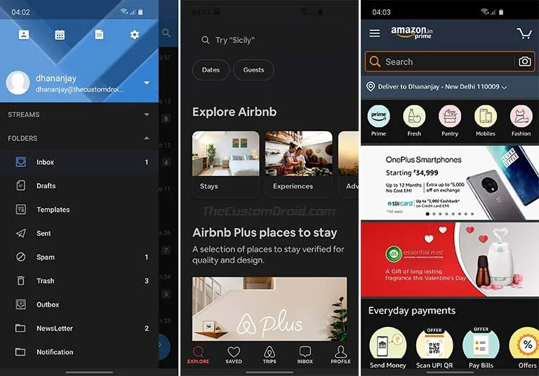 Example of Per-App Dark Mode Enabled on Unsupported Apps