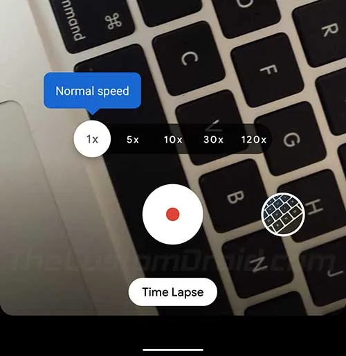 Pixel 4 Google Camera 7.0 App - Improved Speed Suggestions in Time Lapse Mode