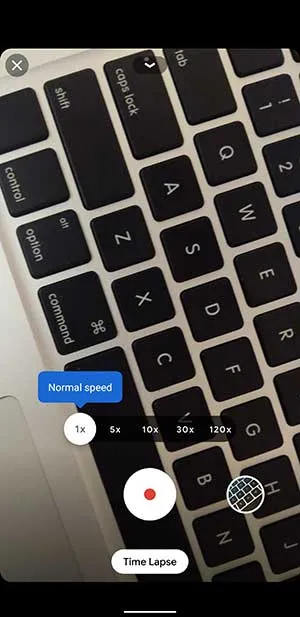 Pixel 4 Google Camera 7.0 App - User-friendly Suggestions in Time Lapse Mode