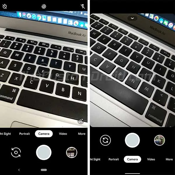 Pixel 4 Google Camera 7.1 App - New Camera Mode Carousel