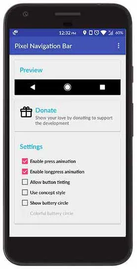 Pixel Navigation Bar Xposed Module
