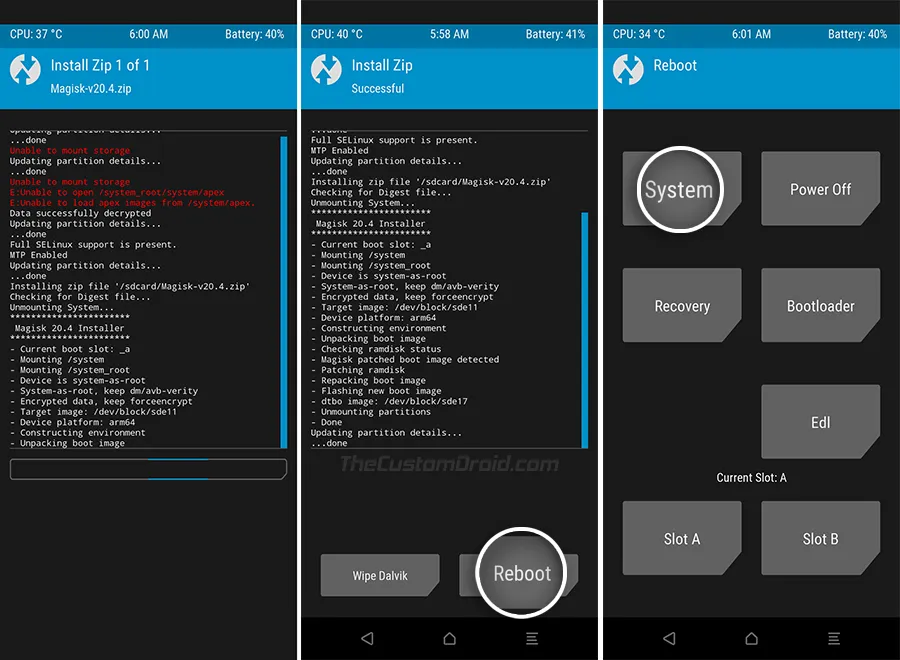 Reboot OnePlus 8/8 Pro into System after rooting