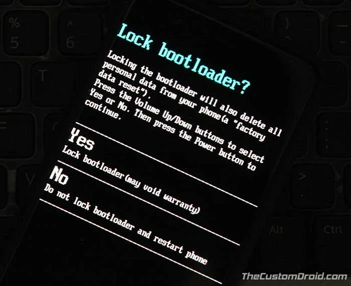 Relock Bootloader on OnePlus 5T