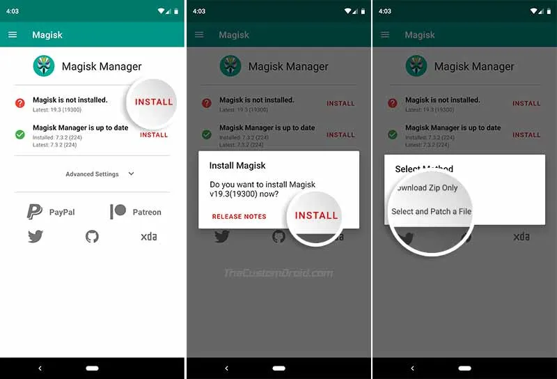 Root ASUS Zenfone 6 (ASUS 6z) - Patch Stock Boot Image using Magisk Manager