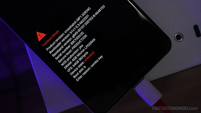 Step8: Boot your phone into Fastboot Mode