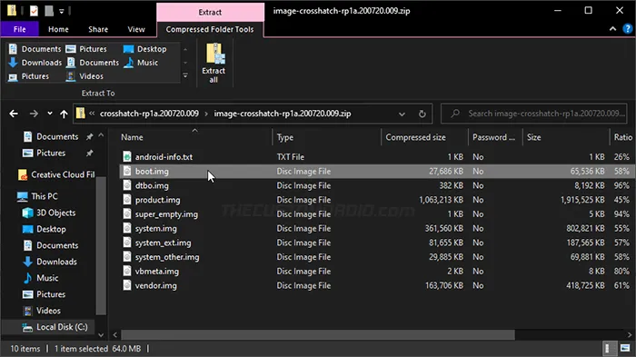 Get the boot image for your phone