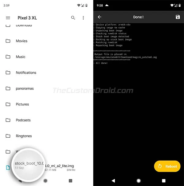 Root Xiaomi Mi A2/A2 Lite without TWRP - Patch Stock Boot Image using Magisk