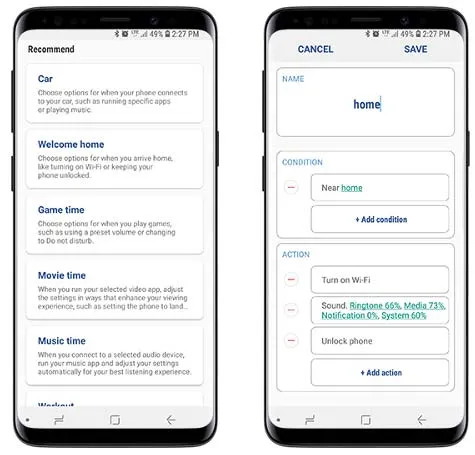 Routines on Samsung Good Lock 2018