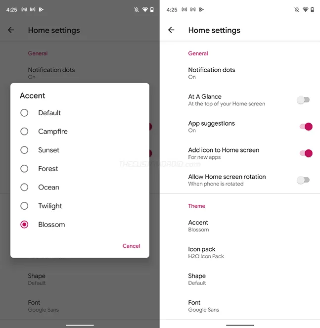 Set Accent Colors in Shade Launcher