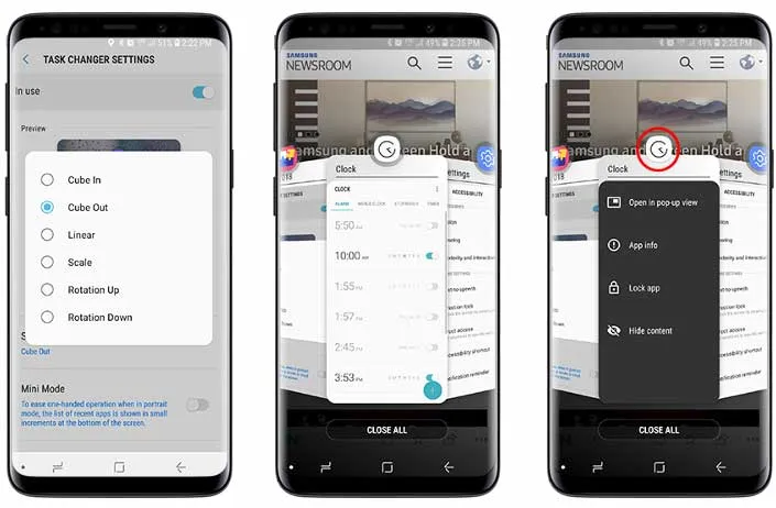 Task Changer on Samsung Good Lock 2018